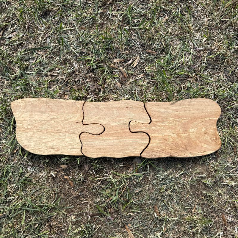 Dřevěné prkénko puzzle z masivu