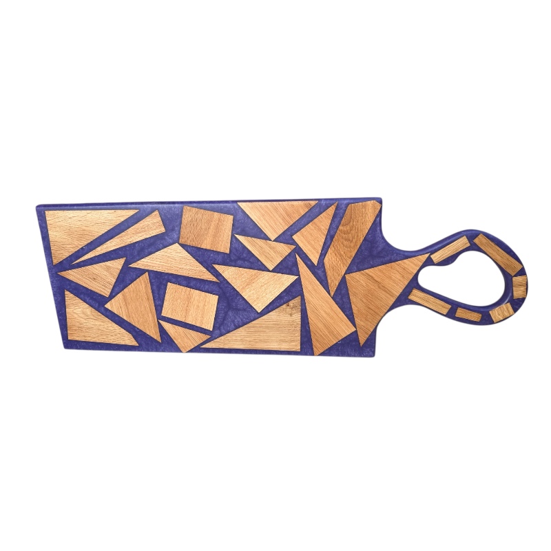 Designové prkénko s fialovou pryskyřicí