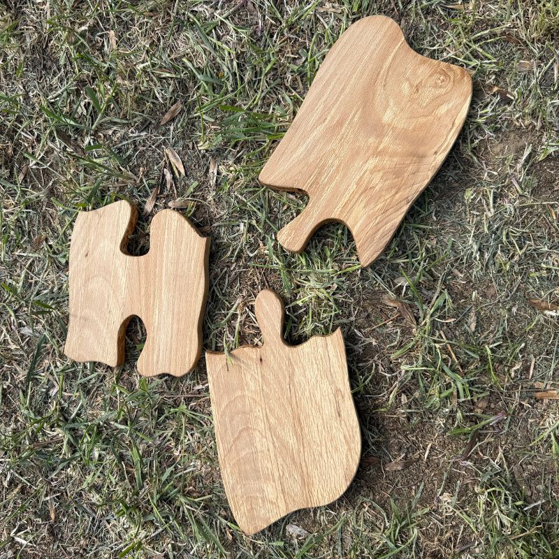 Dřevěné prkénko puzzle z masivu
