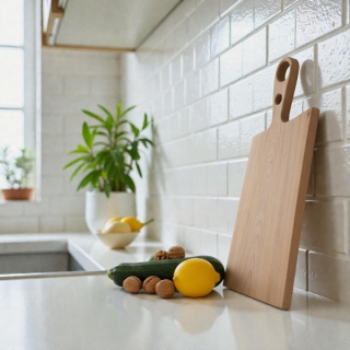 Bukové prkénko se dvěma oky